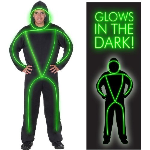 GlowMan Costumes - GlowMan Adult Costume
