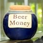 Tumbleweed Pottery 'Beer Money' Money Jar