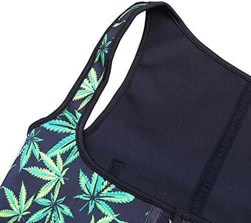 Aronc New Women's Printing Latex Sport Girdle Waist Training Corset Waist Shaper (6XL)