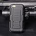 Cocomii Robot Belt Clip Holster iPhone 5C Case, Slim Thin Matte Kickstand Swivel Belt Clip Holster Reinforced Drop Protection Fashion Phone Case Bumper Cover Compatible with Apple iPhone 5C (Black)