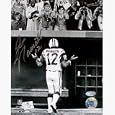 Joe Namath Autographed "Walking Off the Field Shrug to Ladies" 16" x 20" Photograph (Unframed)