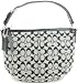 COACH SOHO Medium Signature Hobo in Black / White # 13115