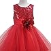 Pettigirl Girl's Sequin Bodice Special Occasion Dress Infant Toddler Flower Girl 1-5 Y