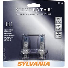 Sylvania H1 ST BP 8 TWIN SilverStar 12V 55-Watt High Performance Halogen Headlight