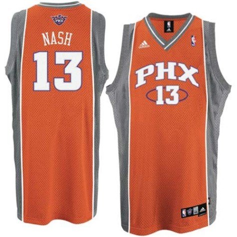 Men`s Phoenix Suns #13 Steve Nash Orange Swingman Jersey - 2XL