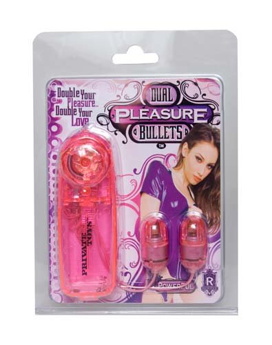 Doc Johnson Dual Pleasure Bullets, Pink