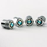 Produkt-Bild: Latest BMW Chrome Wheel Tyre Valve Dust caps Logo / Blau Ventilkappen Metall f&uuml;r BMW 1, 3, 5, 6, 7, 8 Serien, M3 M5, M6, X1, X3, X5, X6, Z3, Z4, Z8 NEU