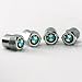 Produkt-Bild: Latest BMW Chrome Wheel Tyre Valve Dust caps Logo / Blau Ventilkappen Metall f&uuml;r BMW 1, 3, 5, 6, 7, 8 Serien, M3 M5, M6, X1, X3, X5, X6, Z3, Z4, Z8 NEU