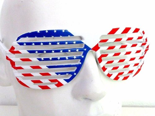 ORIGINAL ATZENBRILLE BRILLE WM 2010 PARTY BRILLE USA FAN