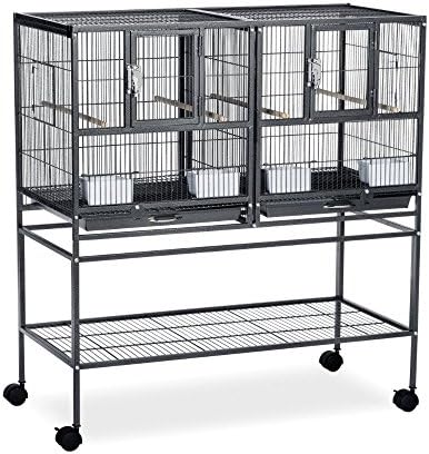 Pet Products F070 Hampton Deluxe Divided Breeder Cage with Stand