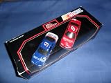 1991 NASCAR Racing Champions . . . Bill Elliott #9 Motorcraft Quality Parts / Melling Oil Pumps Ford Thunderbird 1/43 Diecast . . . Two Diecast Cars . . . Red & Blue