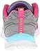 Skechers girls 81885l Skech Flawless Flyer - fashion sneakers, Gray/Pink/Purple, 12 Little Kid US