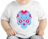 Sugar skull オーガニックベビーTシャツ 12 - 18 Months