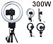 Camera 300W Macro, Portrait Ring Light for Leica D-Lux 4, D-Lux 3, S2, V-Lux 1, M9, Digilux 3, D Lux3, Fujifilm Finepix S2 Pro, S3 Pro, S5 Pro