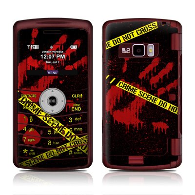 cell phone, Crime Scene Design Protective Skin Decal Sticker for LG enV3 VX9200 Cell Phone