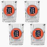 Review Great American Products  / Detroit Tigers 4 Piece Square Shot Glass Set