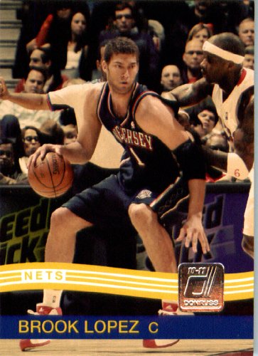 2010 / 2011 Donruss # 10 Brook Lopez New Jersey Nets NBA Trading Card- In Protective Screwdown Case!