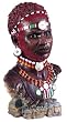 Samburu Moran, Africa - Cold Cast Resin - 7.0" Height