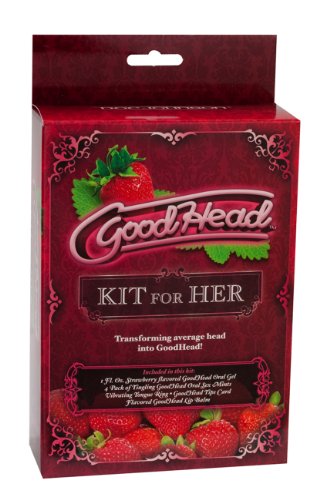 Doc Johnson Goodhead Kit for Her, Strawberry