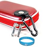 Camera Case for Flip Video MinoHD (Candy Red) + SumacLife Wisdom Courage Wr ....