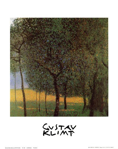 Orchard, c.1916 Art Poster PRINT Gustav Klimt 10x12
