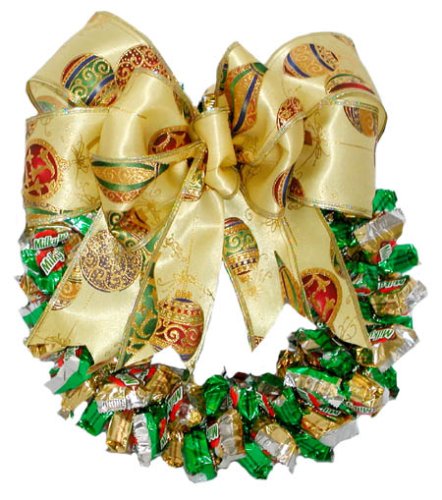 Christmas Edition Milky Way Candy Wreath by A Bountiful Harvest