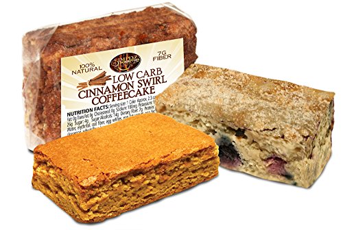 Simply Scrumptous Low Carb Double Fudge Brownie and Low Carb Cinnamon Coffee Cake