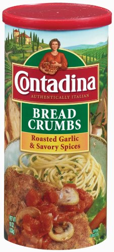 Contadina Bread Crumbs, Roasted Garlic, 10-Ounce Packages (Pack of 12)