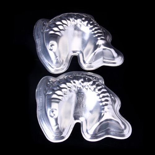 See 2pcs Baking Cake Pudding Mold 3D Fish Cake Pan
