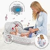 Travel Baby Bed - 3-in-1 with Lights, Music, & Vibration - Easily Converts to Backpack by LulyBoo [並