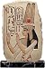 Queen Nefertari Relief from Valley of Queens at Luxor, on Marble Base
