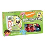 Brother SANPKG1 SpongeBob SquarePants 25-Design Embroidery Memory Card and Thread Collection ~ Brother