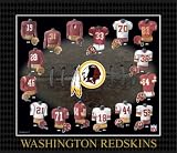 Evolution Of The Team Uniform Framed Photograph - NFL - Washington Redskins