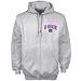 Kansas State Wildcats Ash Arched Full Zip Hoody Sweatshirt