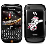 MLB Cincinnati Reds Mascot on BlackBerry Curve 8520 8530 Phone Cover (Black)