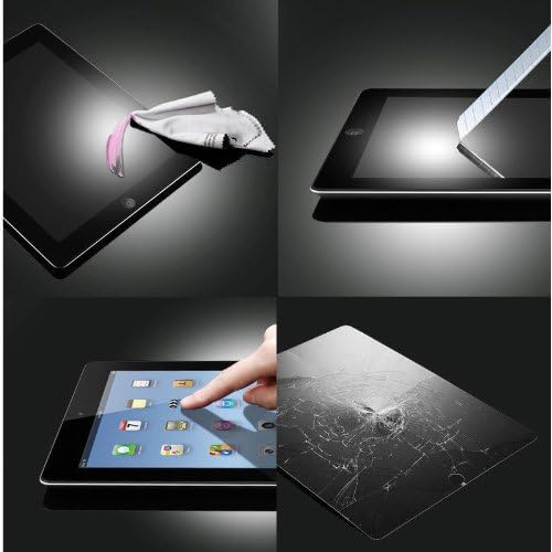 XYUN 2.5D Border Round Angel Premium Tempered Glass Screen Protector for Apple Ipad Mini (0.4mm) - 1 Pack - Retail Packaging