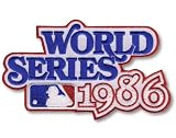 1986 World Series MLB Baseball Patch New York Mets over Boston Red Sox