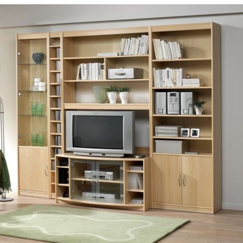 Entertainment Center with Storage Classic Soft Collection by Jaycee Furniture - OFG-EF0040
