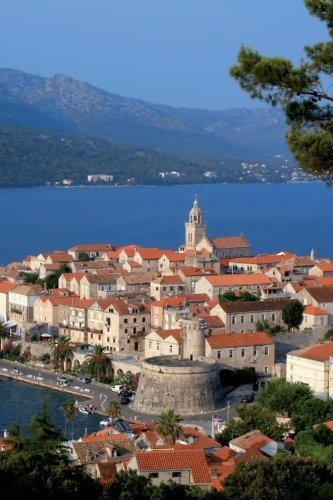 City of Corcula, Croatia (For the Love of Travel): Blank 150 page lined journal for your thoughts, ideas, and inspiration