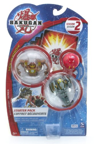 Bakugan Battle Brawlers Season 2 Bakuneon Series, New Vestroia Starter Pack -  NOT Randomly Picked, Shown As In The Picture! (C1)