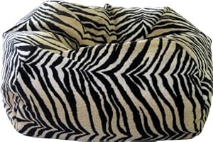Medium Animal Print Micro Suede Bean Bag
