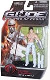 GI Joe Movie Series "The Rise of Cobra" 4 Inch Tall Action Figure - Arctic Assault Variant Unmasked STORM SHADOW with Bo Staff, Backpack with Concealed Spring-Activated Blades, 2 Katana Swords with Sheath, Pair of Gauntlets and Display Stand