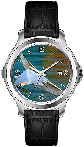 lvlp Men's Sentry 42mm Stainless Steel Leather Quartz Movement Watch &274