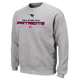 New England Patriots Gray Classic Heavyweight III Crewneck Sweatshirt