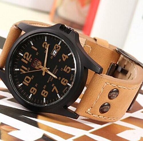 New Men's Business Casual Watch, Watch of Wrist of Waterproof Outdoor Sports Products, Fashionable Brand Table Calendar Multi-color