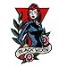 Marvel Agent Black Widow IronOn Patch Avengers Superhero DIY Apparel Applique