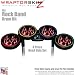 Metal Flames Red Skin by WraptorSkinz fits Rock Band Drum Set for Nintendo Wii, XBOX 360, PS2 & PS3 (DRUMS NOT INCLUDED)