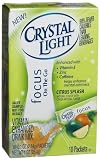 Crystal Light On-the-Go Focus Citrus Splash, 10-Count Packets (Pack of 6)