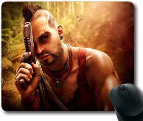 Vaas far cry rectangle mouse pad by icasepersonalized