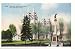 1930s Vintage Postcard Beautiful Temple Grounds Salt Lake City Utah